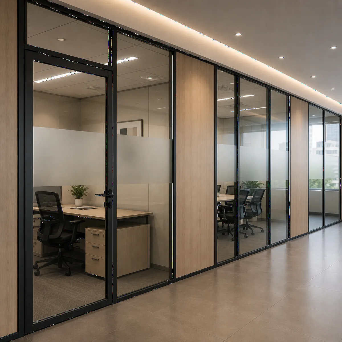 Demountable Partitions by Harmano Space Solutions