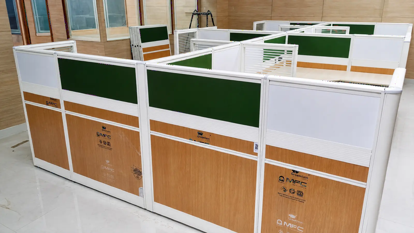 Technology campus office interior in Noida with agile furniture